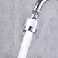 Side view of the foldable faucet aerator, highlighting its compact design.
