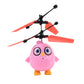 Spark Wing LED Air Bird RC Toy with detailed pink owl design