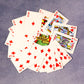 Close-up of poker-style Magic Show playing card