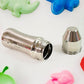 Little Champ stainless steel baby feeding bottle with anti-colic features