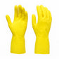 Close-up of the flexible rubber material of SparkleTidy cleaning gloves.