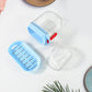 Side view of transparent soap container for easy soap visibility