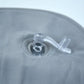 Close-up of features on inflatable travel pillow