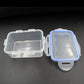 Overview of the 3-piece food storage container set with their locking lids.