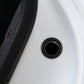 Side profile of rubber car door shock absorber protection sticker