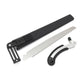 Hand pruning saw with its protective cover, ensuring safe storage.