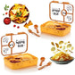 Lunch container with snap-lock lid and silicone seal for leak resistance