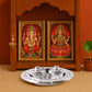 A person holding the Kumkum Thali Holder, illustrating its portable size for rituals.