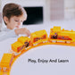 Complete train play set with track and accessories