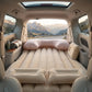 Car travel air bed with pump and supporting cushions
