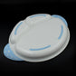 Overview of the complete 5-piece baby feeding set, ideal for gifting.