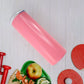 Travel mug with transparent dust-proof lid for beverage monitoring