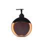Compact apple-shaped refillable liquid soap dispenser with 350 ML capacity
