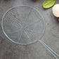 Kitchen stainless steel deep fry strainer with wide frying basket