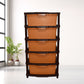 Side view showing smooth drawer movement of Plastic Home Storage Organizer