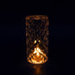 The Crystal LED Candle in a home setting, highlighting its decorative appeal.