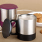 Interior view of the double-wall insulated coffee mug for optimal temperature retention.