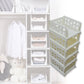 Durable PP plastic 5-layer storage cart, easy to assemble and clean for daily use.