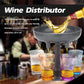 The multi-drink dispenser efficiently pouring a beverage into all six shot glasses.