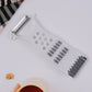 Kitchen knife with sharp stainless steel blade and comfortable grip
