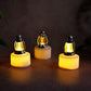 LED lantern candles emitting warm white light for safe indoor decoration