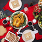 Disposable scalloped napkins ideal for event table decoration