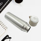 Packaging box of stainless steel vacuum flask set with 3 steel cups, ideal gift