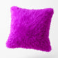Square fluffy cushion pillow ideal for sofa and bed