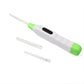 LED ear wax remover set with battery compartment and earpicks