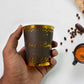 Mixed colour disposable paper cups, perfect for any beverage.