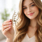 Strong grip hair claw clip for women