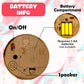 Detailed view of the chirping bird toy's features, including its moving beak and sound sensor.