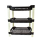 Portable and lightweight plastic storage rack ideal for home use