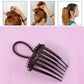 Insert comb part of volumizing hair bun clip for firm hair grip
