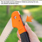 Compact folding garden hand saw ideal for pruning and cutting branches