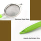 High-quality stainless steel mesh filter for brewing beverages.