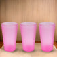 Versatile 6-piece plastic glass set by  for refreshing drinks at home or office.