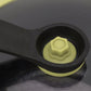 Detailed view of the pressure cooker's air release valve.