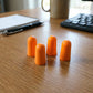 Ear plugs made from soft foam, perfect for travel and noise-sensitive situations