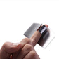 Side view of the stainless steel finger guard, designed for optimal cutting protection.