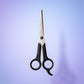 Lightweight hair cutting scissors with comfortable grip handle
