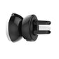 Universal magnetic car phone holder with sleek black finish on dashboard