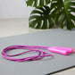 Fitness jump rope being used for cardio exercise and agility training