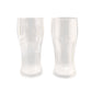 Everyday use unbreakable pitcher tumbler glass set with ergonomic grip