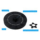 Compact floating solar fountain pump enhancing garden water feature