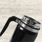 Cool touch insulated coffee cup with anti-scald features and non-slip base
