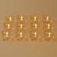 Crystal-effect flameless LED candles perfect for weddings and parties