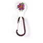 Durable steel snap hook loop belt clip for bags and keys