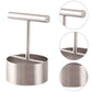 Fruit corer lying on a kitchen counter, highlighting its sleek design.