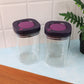 Stackable airtight storage boxes perfect for dry fruits and grains